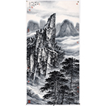 旷小津《山谷晴云》