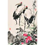 袁海潮《荷塘小景》