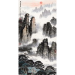 王琼《武陵峰如烟》